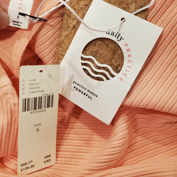 Anthropologie Daily Practice Doman Sleeve Dress, Small, NWT, Apricot Col… - Picture 9 of 16